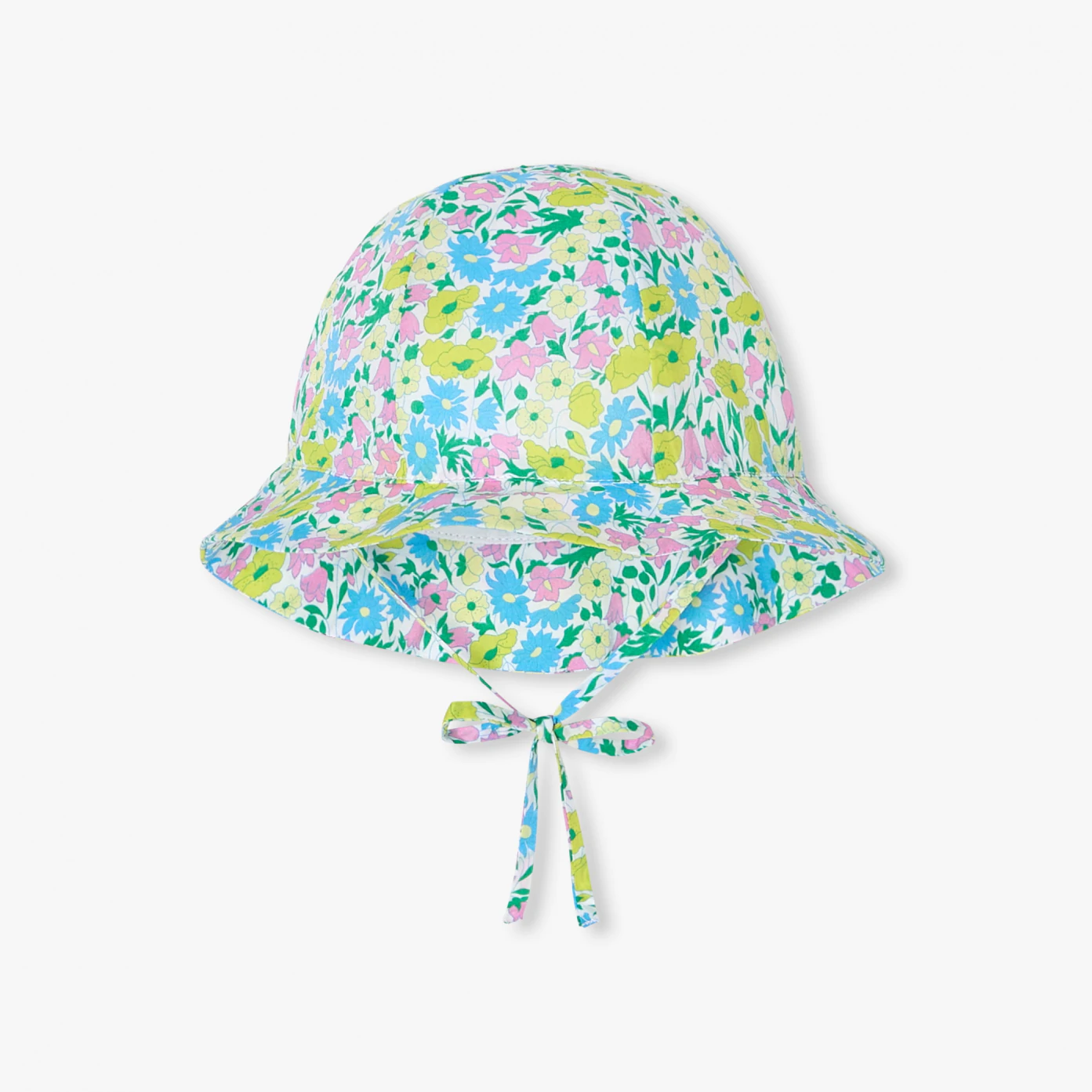 Baby girl hat in Liberty fabric