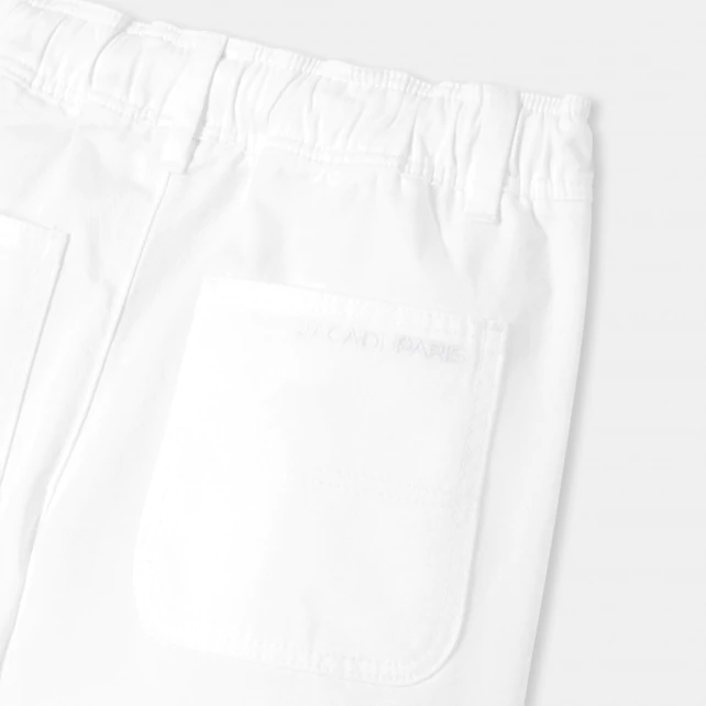 Boy Bermuda shorts in twill
