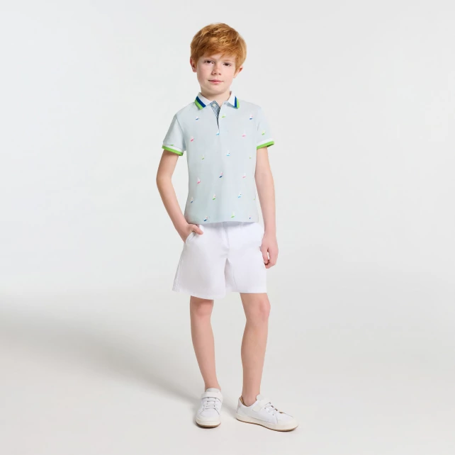 Boy boat polo shirt
