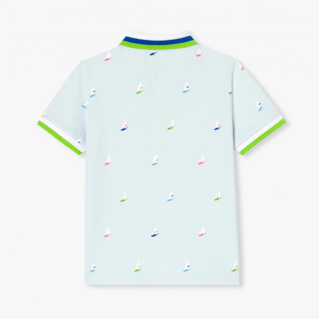 Boy boat polo shirt
